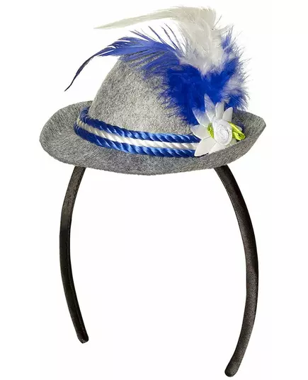 Bayersk minihatt med fjäder vuxen, image 2