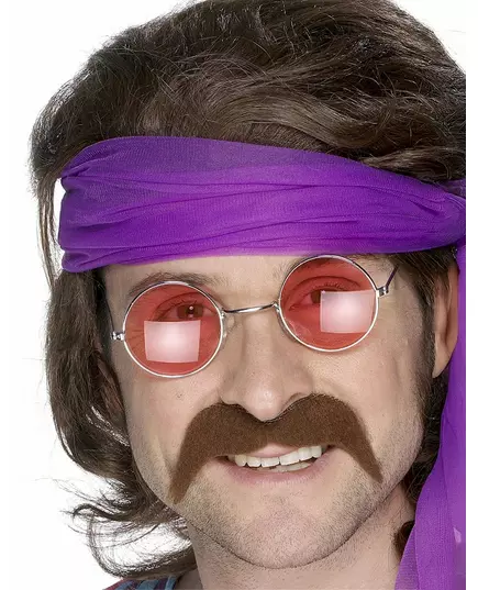 Blond 70-talsmustasch vuxen, image 2