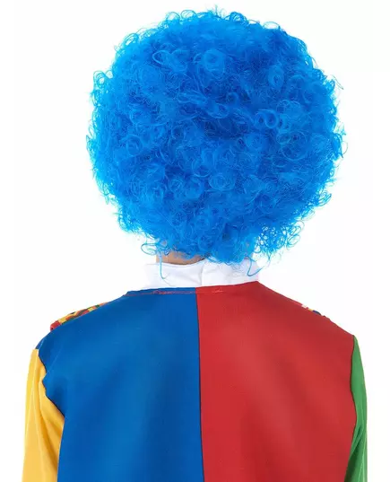 Blå clownperuk barn, image 2
