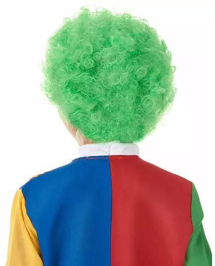 Grön clownperuk barn, image 2
