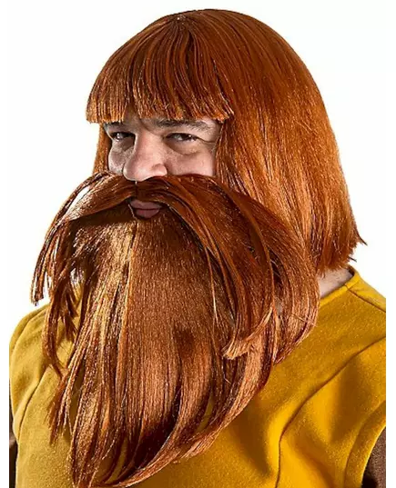 Peruk och skägg Halvar Vic the Viking™ herr, image 2