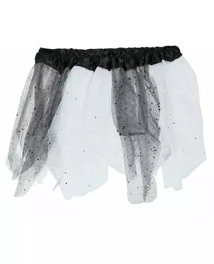 Tvåfärgad svartvit paljett-tutu flicka, image 2