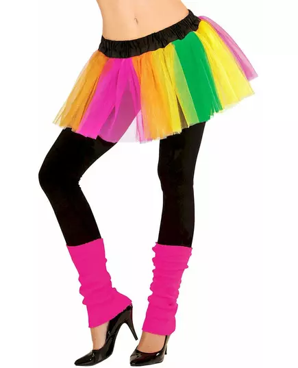 Kort neonfärgad tutu i flera färger dam, image 2