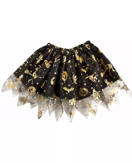 Svart och guldig halloween-tutu flicka, image 2