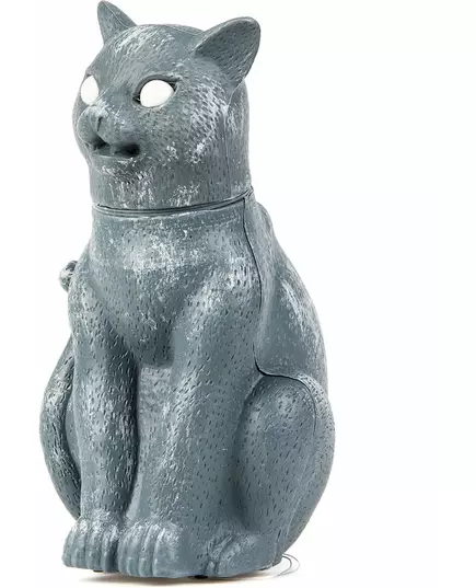 Svart katt med lysande ögon, ljud och ljus 30 cm, image 2