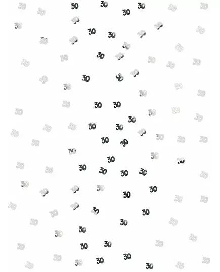 Bordsconfetti i trä 30 silverfärgade 10 g, image 2