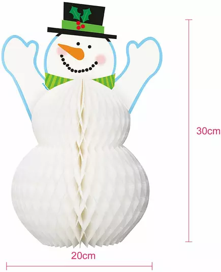 Snögubbedekoration 30 cm, image 2