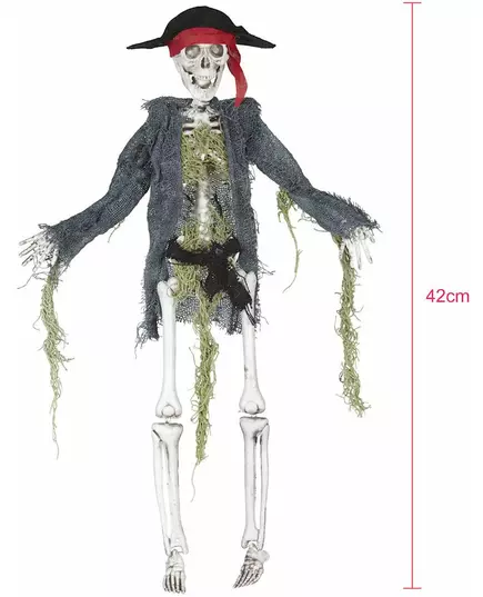 Zombiepiratdekoration 42 cm Halloween, image 2