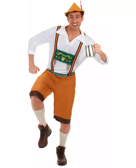 Bayersk brun maskeraddräkt herr, Storlek: Large, image 2