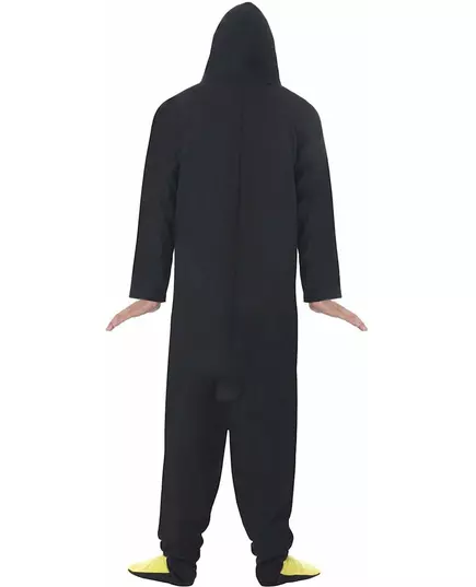 Pingvinmaskeraddräkt med huva vuxen, Storlek: Medium, image 2