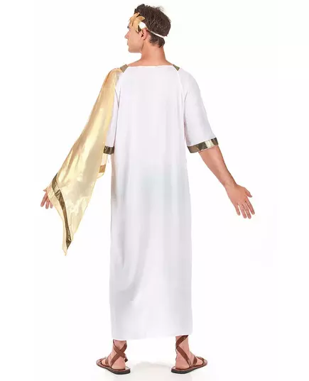 Romersk kejsarmaskeraddräkt med gyllene mantel herr, image 2