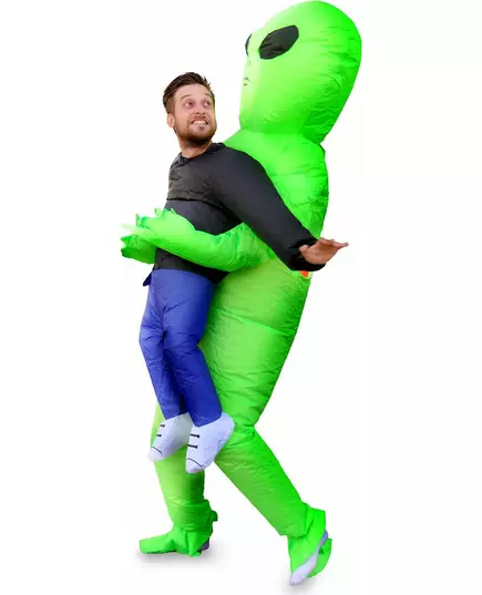 Uppblåsbar maskeraddräkt buren av en alien vuxen, image 2