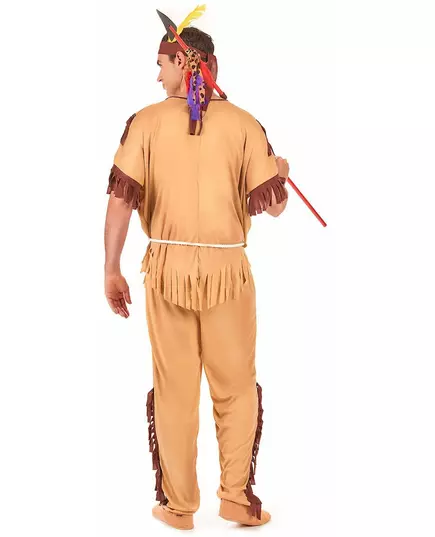 Tvåfärgad indianmaskeraddräkt herr, image 2