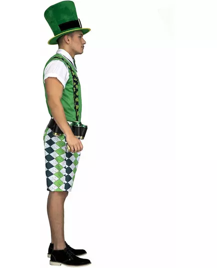 Irländsk maskeraddräkt med öl-bälte vuxen, image 2