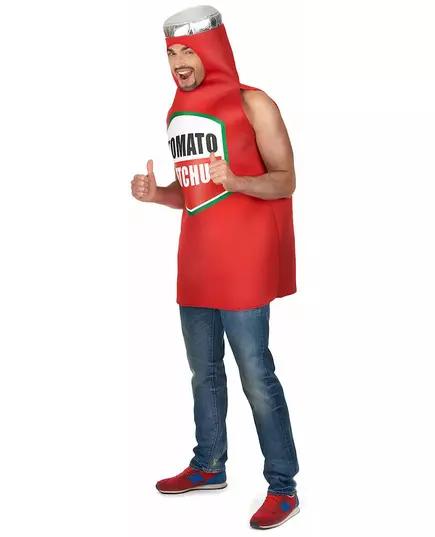 Ketchupmaskeraddräkt vuxen, image 2