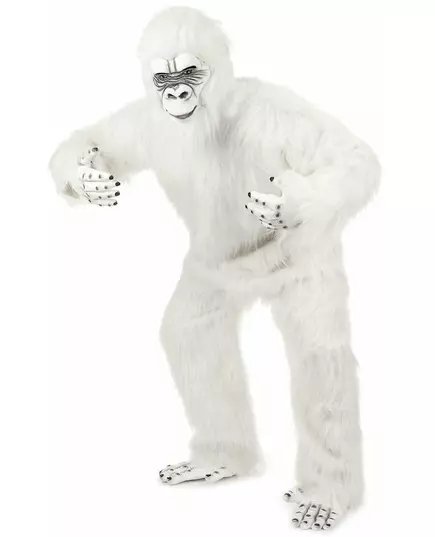 Lyxig vit yetimaskeraddräkt vuxen, image 2