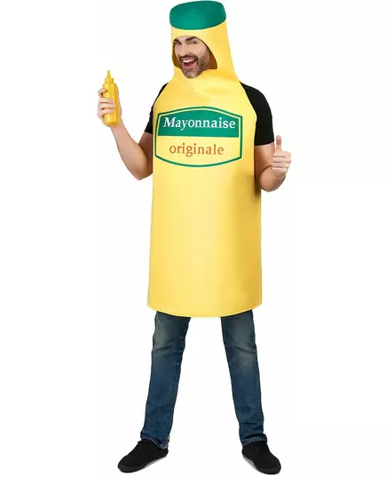 Majonnäsmaskeraddräkt vuxen, image 2