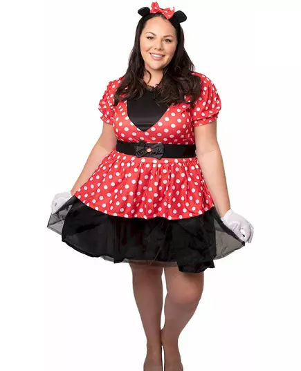 Miss Mouse-maskeraddräkt plus size dam, image 2