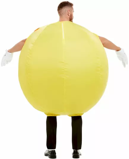Uppblåsbar Pac-Man™-maskeraddräkt vuxen, image 2