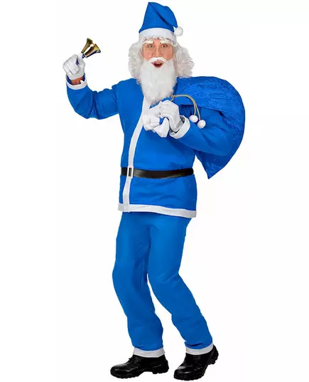 Blå jultomte-maskeraddräkt herr, image 2