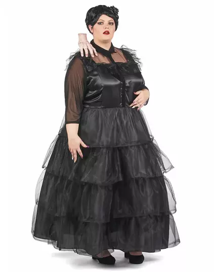 Gotisk balklänningsmaskeraddräkt dam plus size, Storlek: X-Large, image 2