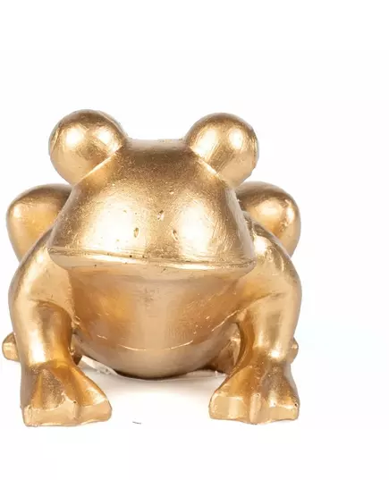 Gyllene groda i harts 10 cm, image 2