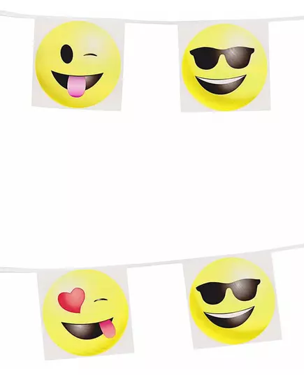 Imoji™-vimpelgirlang med uttryckssymboler 8 m, image 2