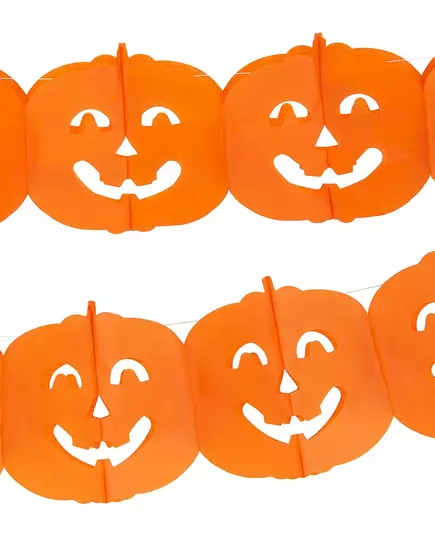 Halloweenkrans med pumpor 4 m, image 2