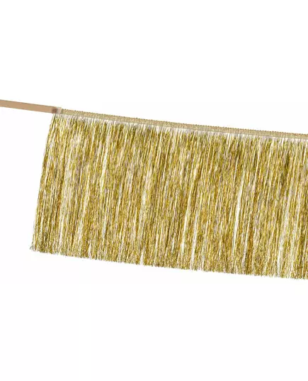 Girlang med guldfärgade trådar 135 cm, image 2