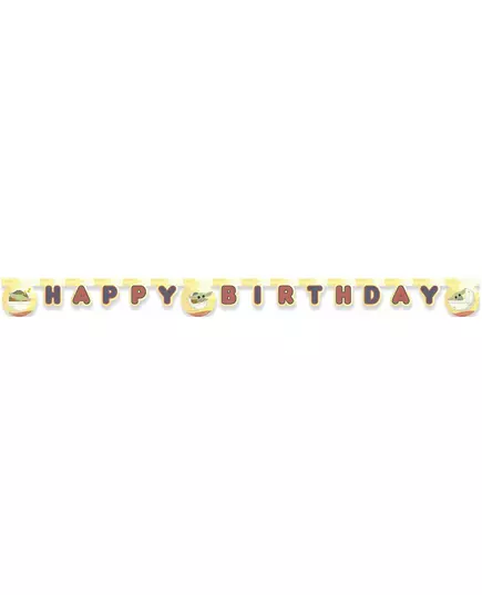 Pappgirlang Happy Birthday baby Yoda The Mandalorian™ 2 m, image 2