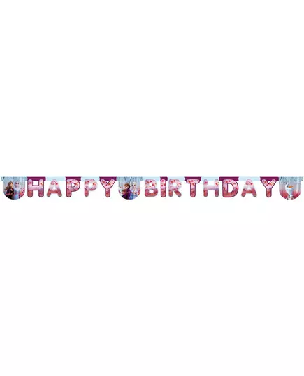 Girlang Happy Birthday La Reine des Neiges 2™ 200 x 16 cm, image 2