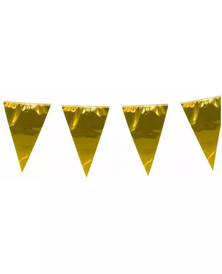 Gyllene jättevimpelgirlang 10 m, image 2