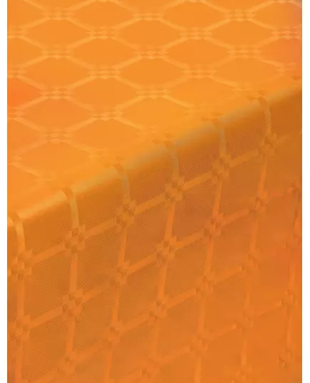 Pappersduk på rulle damast orange 6 m, image 2
