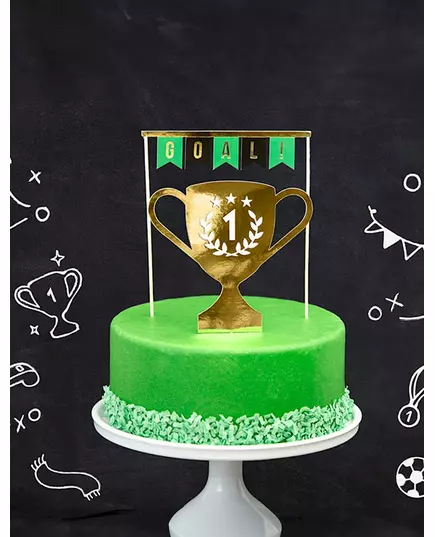 Tårtdekorationer fotbollsmästare 15,5–20 cm, image 2