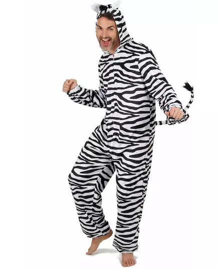 Zebra-maskeraddräkt för herr, image 2