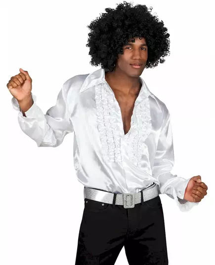Vit discotröja herr, Storlek: XX-Large (58/60), image 2