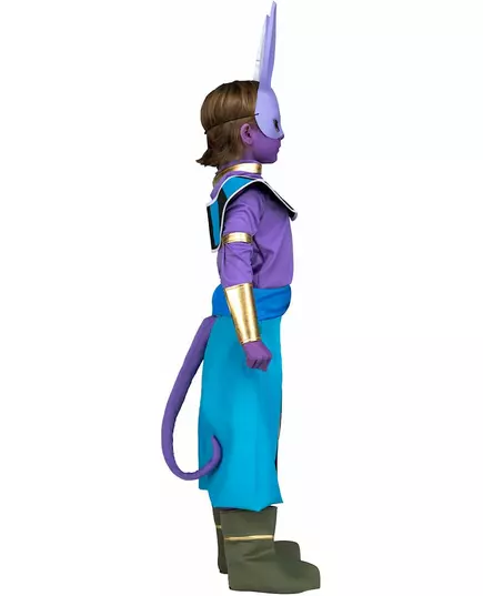 Maskeraddräkt med Beerus-mask från Dragon Ball™ barn, image 2
