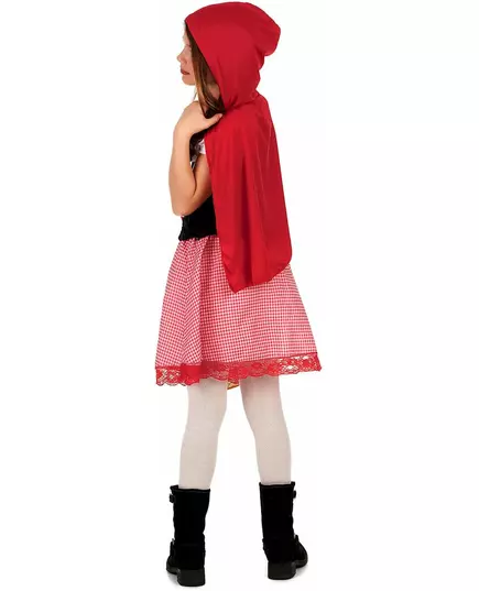 Enkel Rödluvan-maskeraddräkt för flicka, Storlek: 4-6 år (110-120 cm), image 2