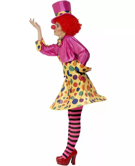 Komplett clownmaskeraddräkt dam, Storlek: X-Large, image 2
