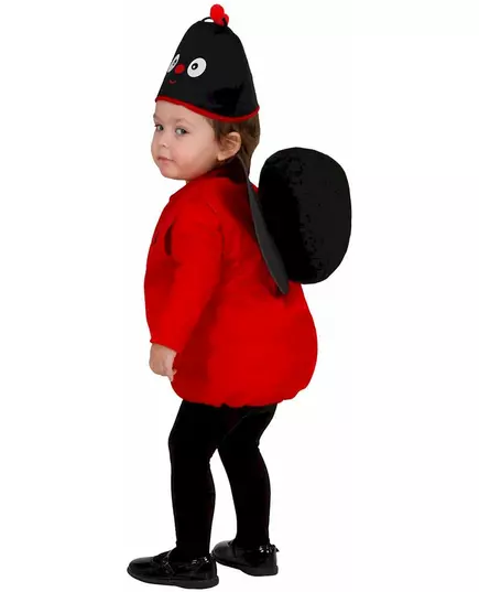Uppblåst nyckelpigemaskeraddräkt baby, image 2