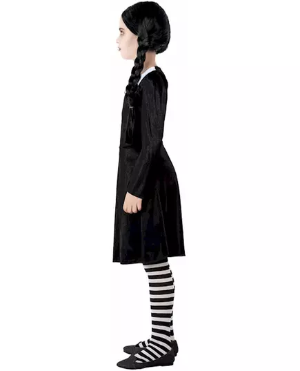 Maskeraddräkt flicka från den morbida familjen, Storlek: 3-4 år (98-115 cm), image 2