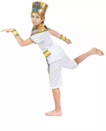 Egyptisk maskeraddräkt pojke, Storlek: 7-9 år (120-130 cm), image 2