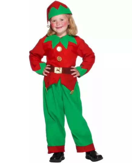 Maskeraddräkt tomteälva pojke jul, Storlek: 10-12 år (145/158 cm), image 2