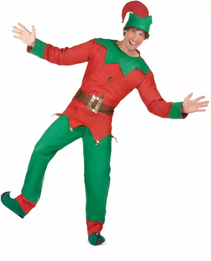 Alvmaskeraddräkt herr jul, Storlek: X-Large, image 2