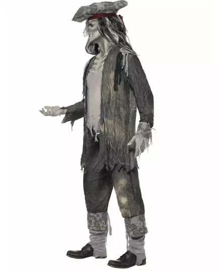 Piratskeletthäxa-maskeraddräkt herr Halloween, Storlek: X-Large, image 2