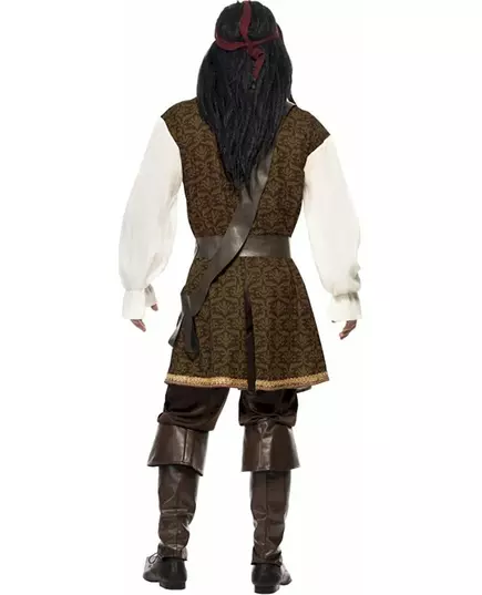 Brun piratmaskeraddräkt herr, Storlek: Large, image 2