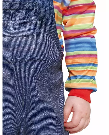 Djävulsk dockmaskeraddräkt baby, Storlek: 12-18 månader (82 - 88 cm), image 2