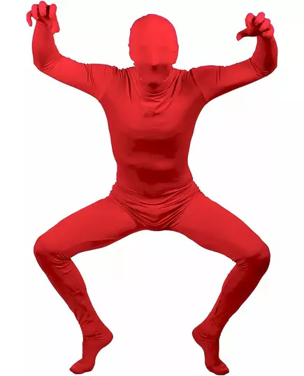 Röd andra hud-maskeraddräkt vuxen, Storlek: X-Large, image 2