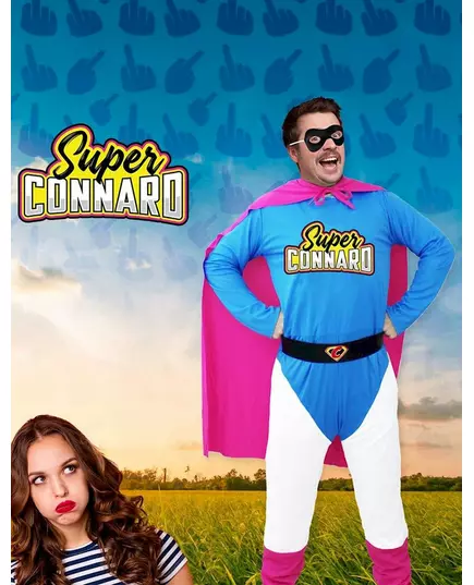 Super Connard-maskeraddräkt herr, image 2