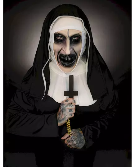 The Nun™ maskeraddräkt vuxen, Storlek: Medium/Large, image 2